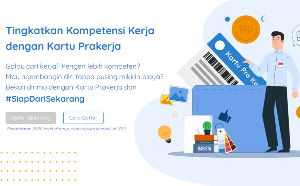 Pengumuman Kartu Prakerja Gelombang 58, Berikut Cara Sambungkan e-Wallet