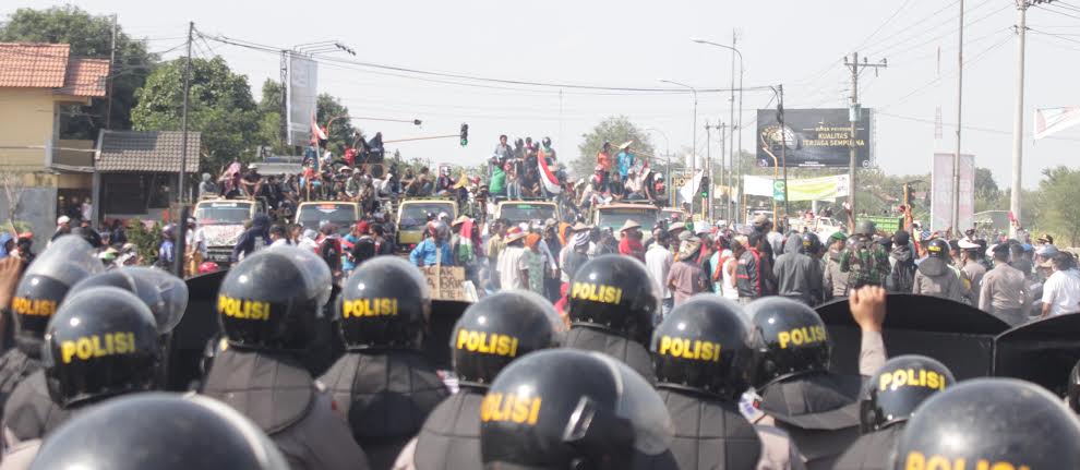Polres Pati Bantah Ada Penembakan Terhadap Pendemo