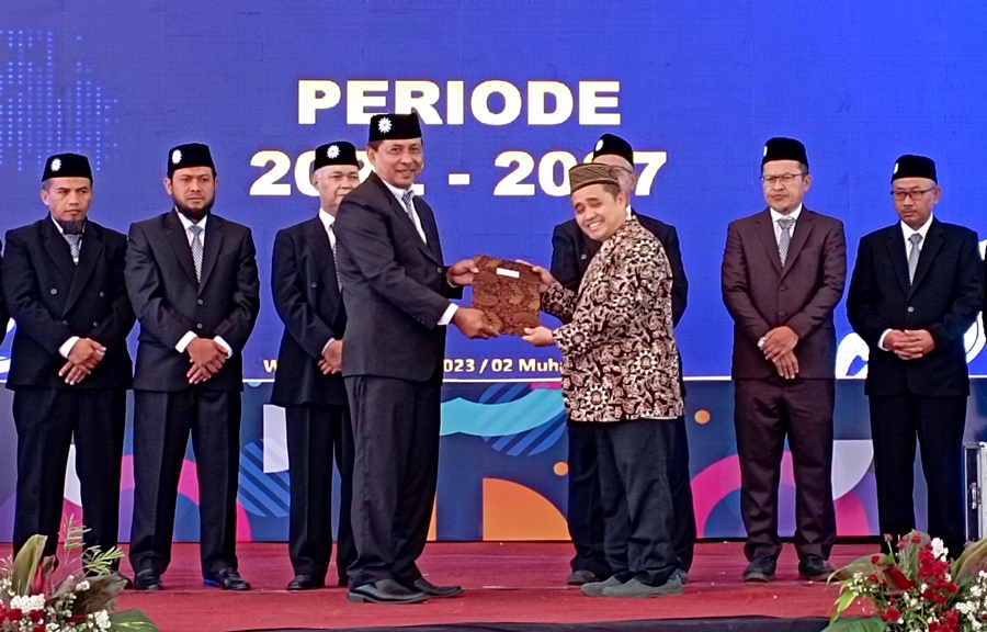 Pengurus PDM Wonosobo Periode 2022-2027 Dikukuhkan, Bambang Wen Terpilih Kembali Jadi Ketua