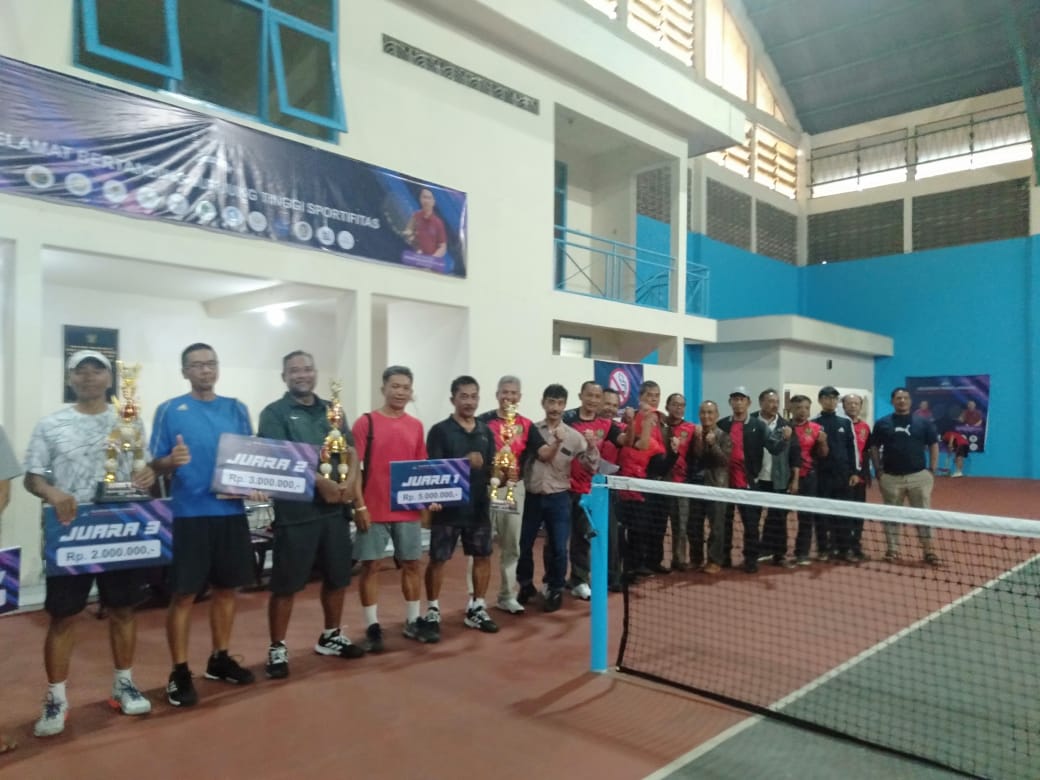Berikut Daftar Pemenang Kejuaraan Tennis Lapangan Bupati Cup Wonosobo Tahun 2023