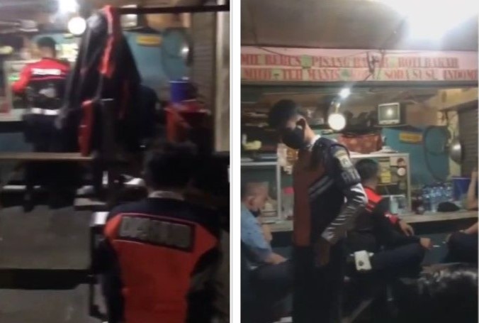 Viral Petugas Dishub Nongkrong di Warung Kopi Melebihi Jam PPKM