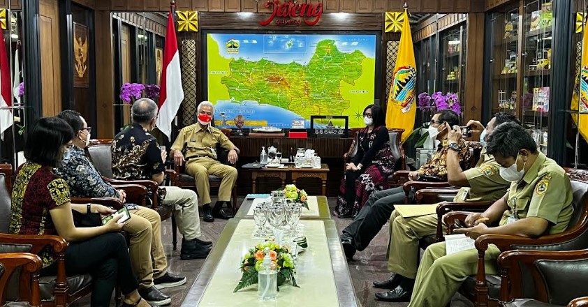 Audiensi dengan Gubernur Jateng, Rektor UKSW Nyatakan Siap Dukung Pembangunan di Jateng