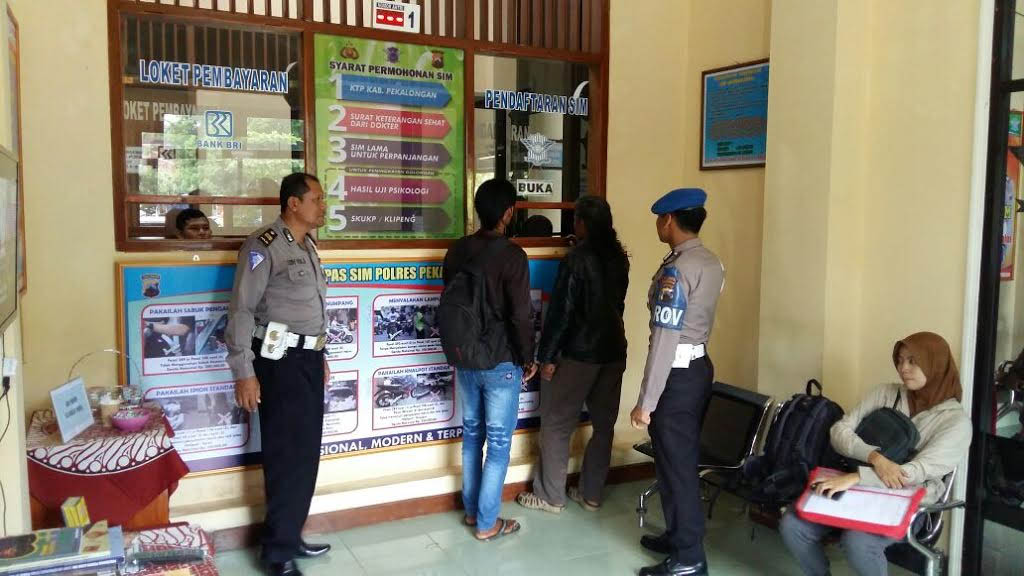 Di Loket-loket Pelayanan di Polres Pekalongan Sekarang Diawasi Provos