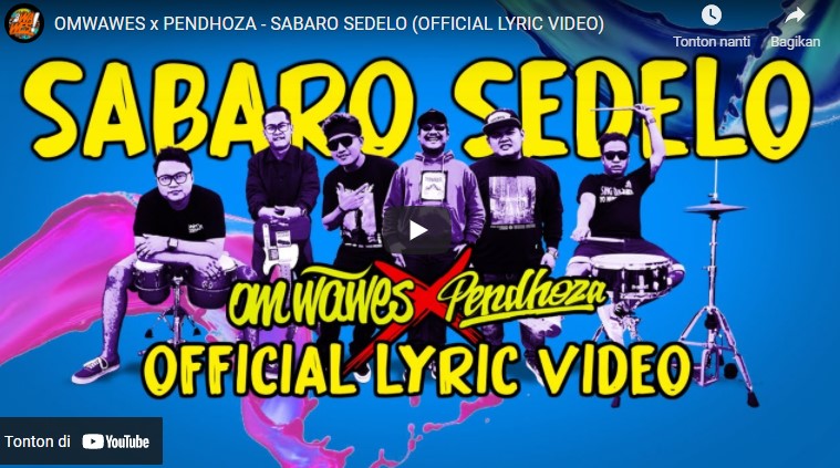 Chord Kunci Gitar Sabaro Sedelo Om Wawes ft Pendhoza