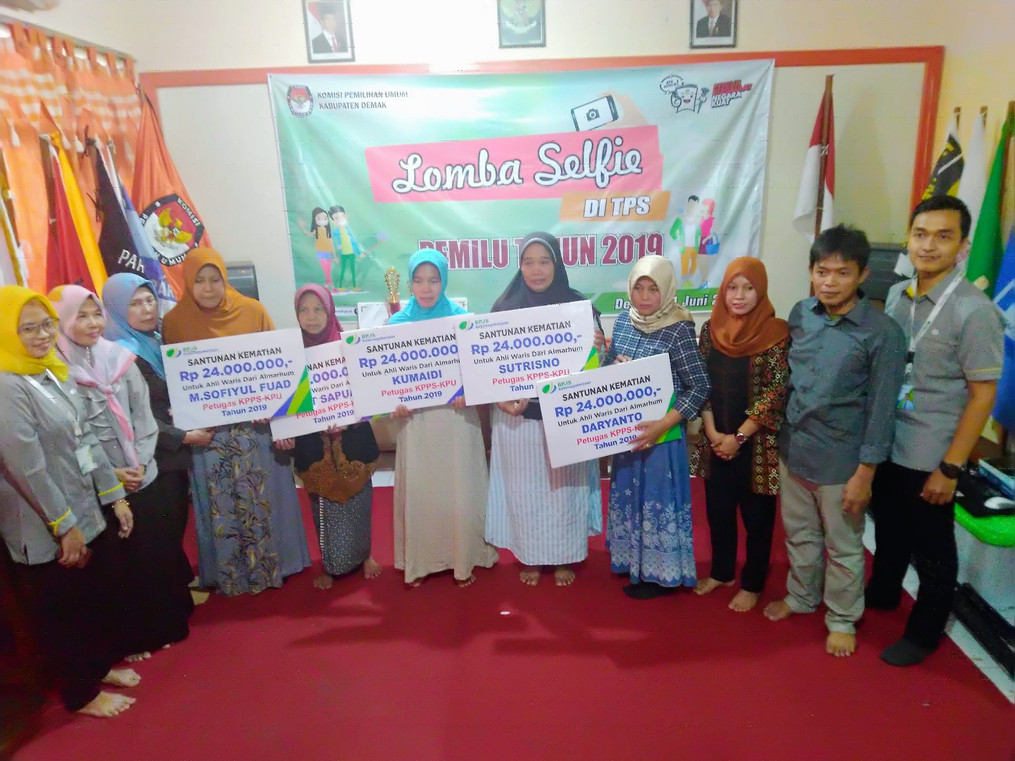 5 Anggota KPPS di Demak yang Meninggal Dunia Akhirnya Dapat Santunan dari BPJS Ketenagakerjaan