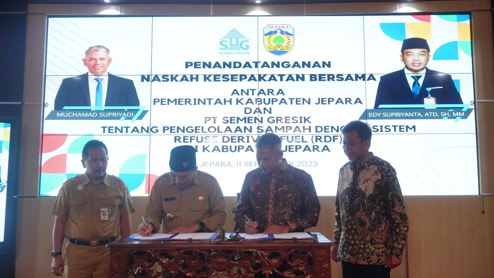 Tangani Pengelolaan Sampah, Pemkab Jepara Gandeng PT Semen Gresik