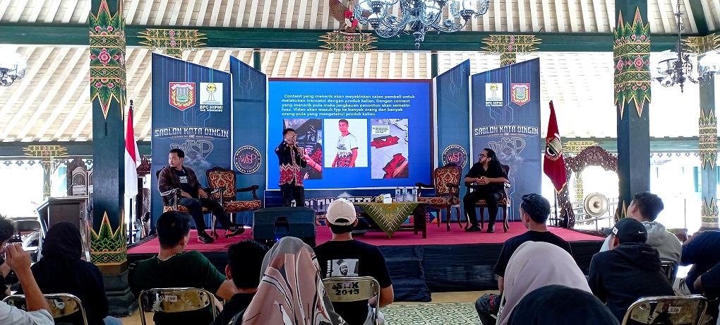 Ajarkan Kaum Muda Wonosobo Kembangkan Bisnis, HIPMI Gelar Seminar Digital Marketing Bisnis Sablon
