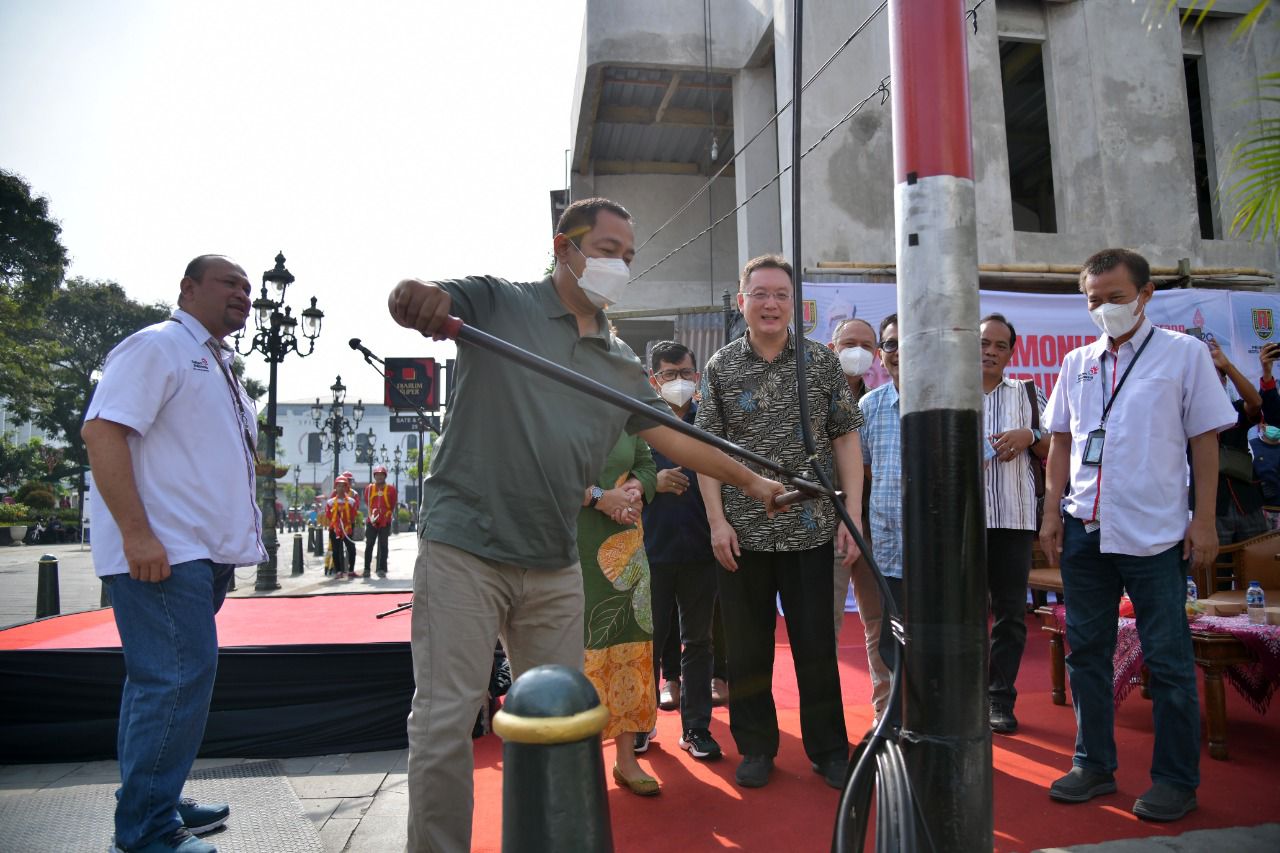 Setelah Kota Lama, Hendi Targetkan Seluruh Semarang Bebas Dari Kabel di Udara