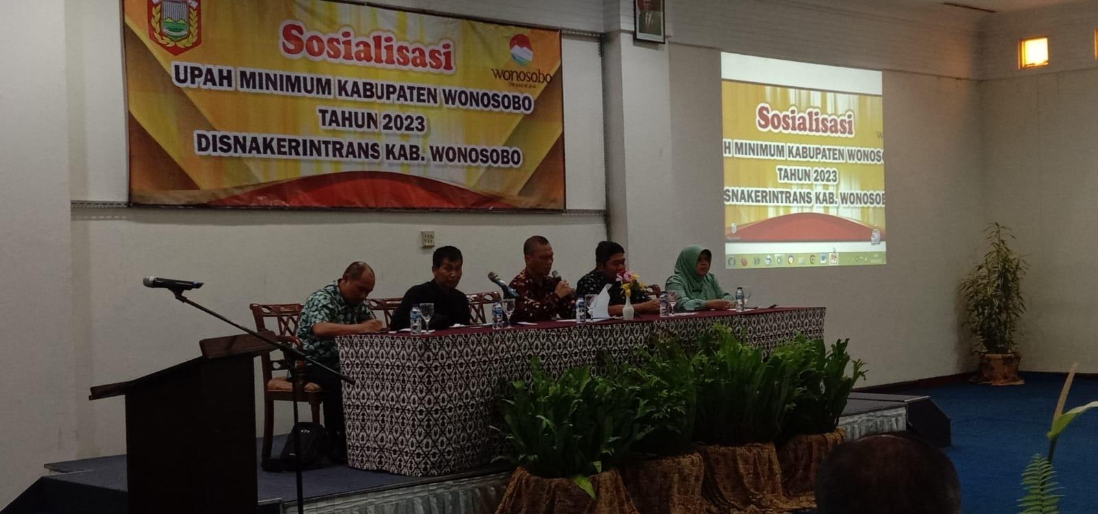 Resmi Ditetapkan, Disnakertrans Sosialisasikan UMK Wonosobo Tahun 2023