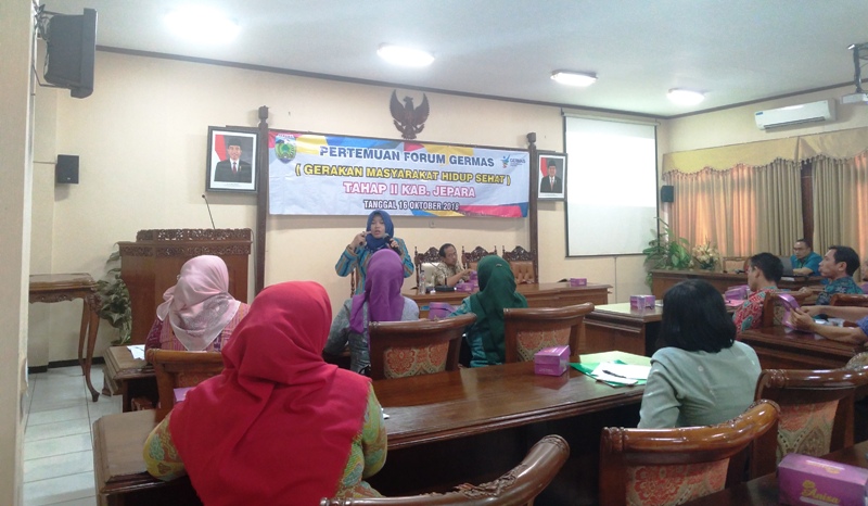 30 OPD Kabupaten Jepara Ikuti Pertemuan Forum Germas