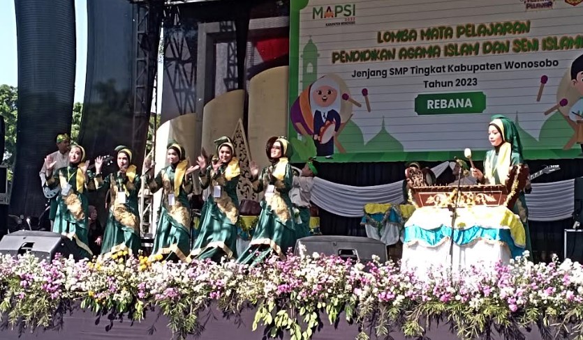 7 Grup Rebana Tingkat SMP Bertanding dalam Lomba MAPSI Tingkat Kabupaten Wonosobo 2023
