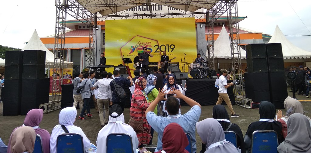 Young Enterpreneur Summit Sragen 2019 Terselenggara, Ribuan Millenial Padati Venue