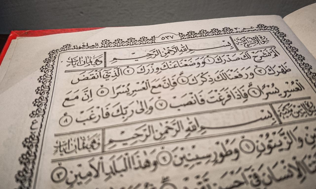 Surat Al Insyirah Lengkap Arab Latin dan Artinya
