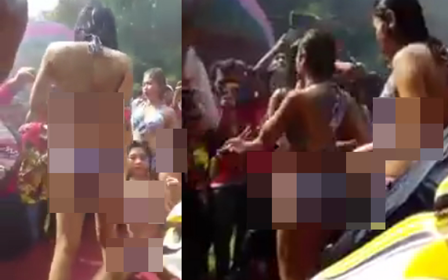 Pagi Ini, Tiga Penari Erotis di Pantai Kartini Jepara Menyerahkan Diri ke Polisi