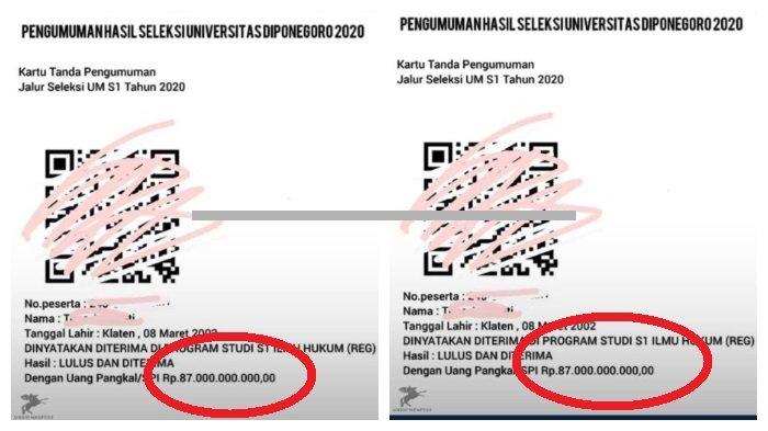 Uang Pangkal Undip Rp 87 M Hoaks, Lalu Berapa Duit yang Harus Dibayar Mahasiswa Baru?