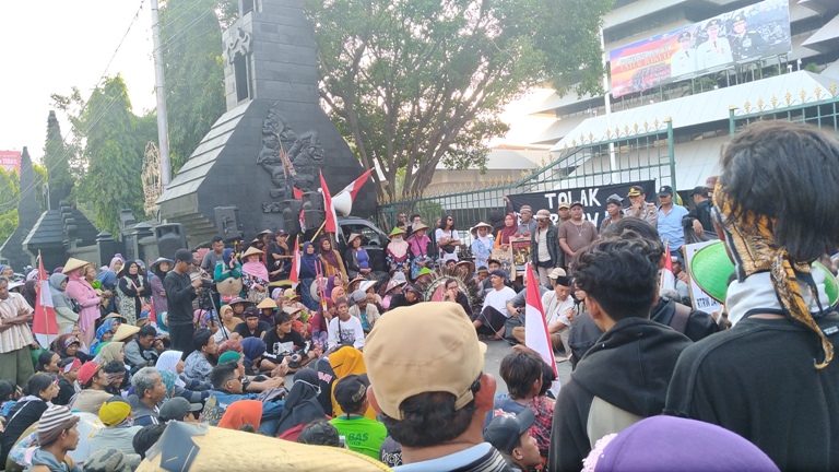 Petani Kendeng Lestari Ingin Tuntutannya Dapat Dilaksanakan Anggota DPRD Jateng