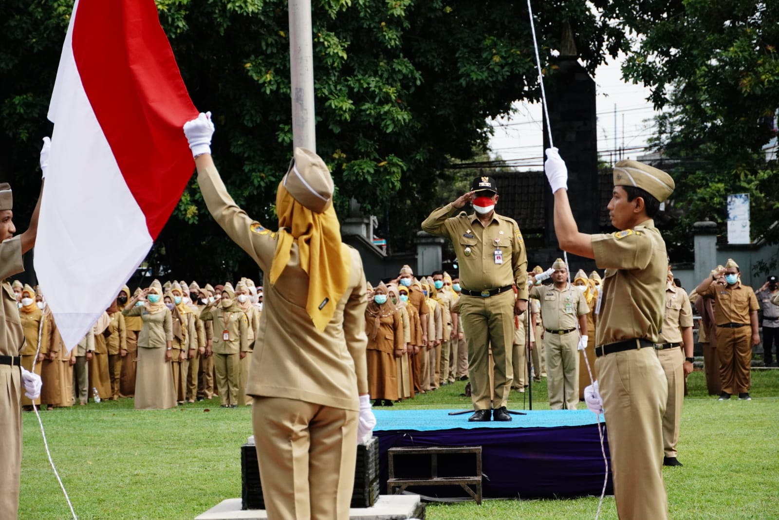 Hari Kesehatan Nasional Ke-58, Pj Bupati Pati Ajak Bangkitkan Optimisme Semakin Sehat