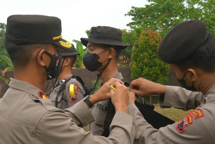 Wakapolres Tegal Pimpin Apel Pembukaan Bina Tradisi dan Pembaretan Bintara Baru 2022