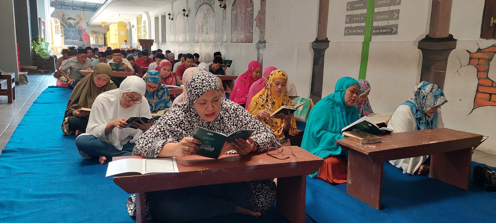 Warga Binaan Rutan Salatiga Membaca Al-Quran Saat Ramadhan, Sarana Untuk Bertobat