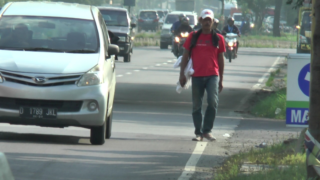 Jokowi Menang Quick Count Pilpres 2019, Warga Semarang Lakukan Nazar Jalan Kaki 3 Kali Hingga Demak