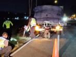 Pengendara Vario Tewas Tabrak Pantat Truk Semen Parkir di Wonogiri