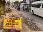Jalan Rusak di Wringin Putih Kabupaten Semarang, Tono Keluhkan Banyak Pemotor Jatuh