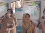 Pak Kepsek Mesra dengan Bu Guru, Sanksi Dijatuhkan Setelah Karaokean Pakai Smart TV Bantuan Presiden