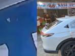 Pakai Topi Hitam, Pria Pecah Kaca Mobil HRV Putih di Warung Seafood: Emas-Berlian Rp 170 Juta Raib