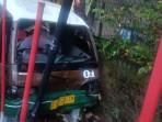 Sopir Angkot Tewas Diseruduk Dump Truk saat Berhenti di Bahu Jalan Bersihkan Kaca Belakang