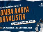 Buruan Ikuti Lomba Karya Jurnalistik Tinta Inspirasi 2025 Nojorono Dibuka Sampai 20 Oktober 2025