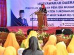 Bupati Etik Sampaikan Pesan Persatuan di Pembukaan Musda Pemuda Muhammadiyah Sukoharjo