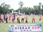 Relawan GPJ Gelar Turnamen Sepak Bola Gibran Cup 2023