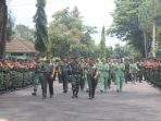 Yel-yel Penuh Semangat Iringi Kedatangan Kasad di Yonif Raider 400/Br Semarang