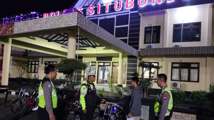 Satuan Lalu Lintas Polres Situbondo Amankan Puluhan Motor di Dua Lokasi Balapan Liar