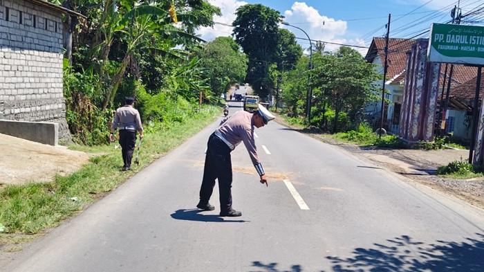 Tabrakan Dua Motor di Jalan Raya Bondowoso–Jember, Seorang Petani Tewas