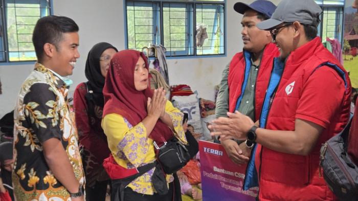 Telkomsel juga menyalurkan bantuan sosial di bencana Aceh, Sumatera Utara dan Sumatera Barat