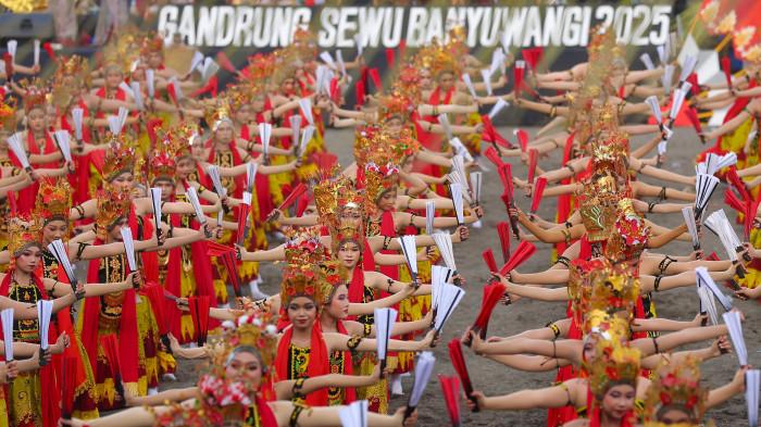 Konsisten Digelar Sejak 2012, Pagelaran Gandrung Sewu Banyuwangi Kian Memukau