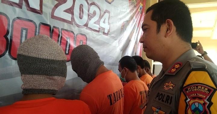 Lima Kasus Kriminal Di Situbondo Menonjol selama 2024, Narkotika Mendominasi