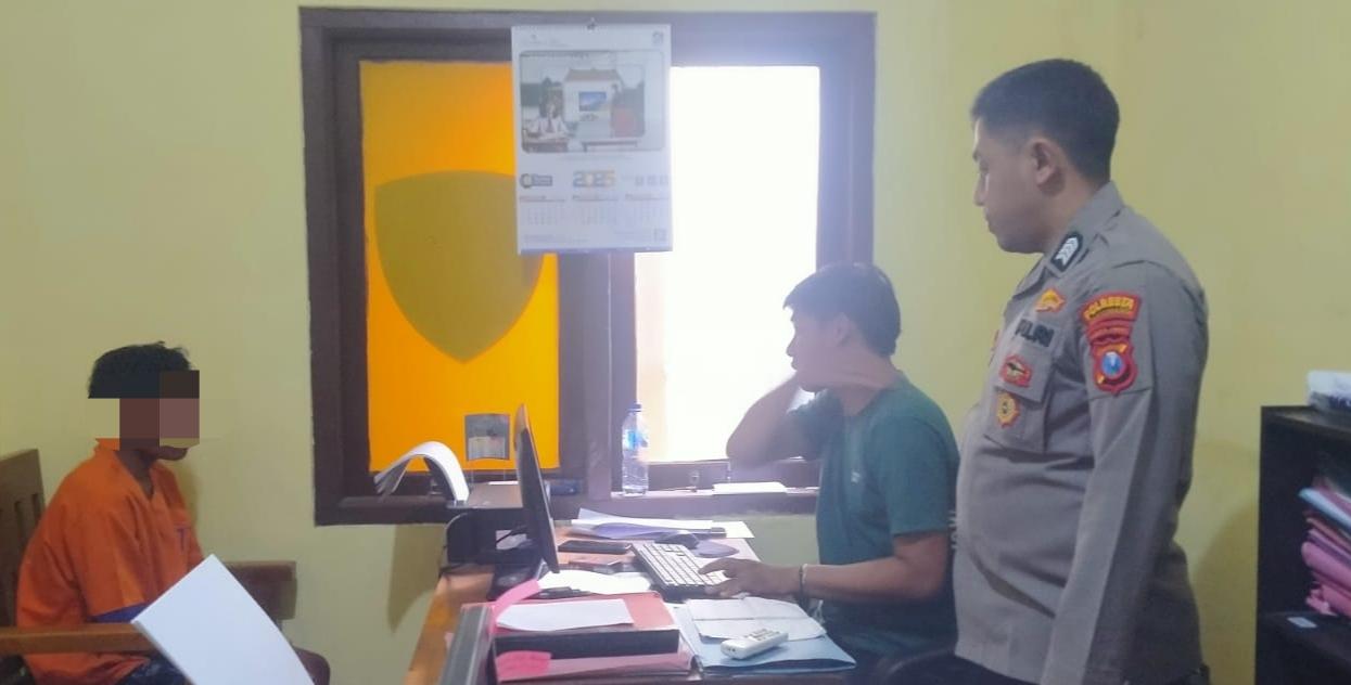 Mahasiswa Asal Bondowoso Ditangkap Usai Curi Motor Petani di Bangorejo Banyuwangi