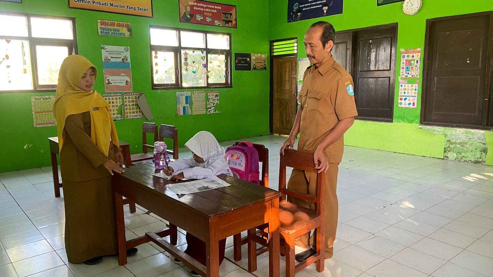 Aisyah, Jadi Satu-satunya Siswa Baru di SDN 2 Nglumpang Ponorogo Hasil PPDB 2024