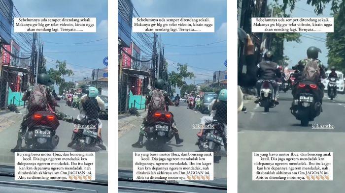 Viral Video Oknum TNI Cekcok di Jalan Raya, Tendang Pengendara Wanita dan Anak Hingga Hampir Jatuh