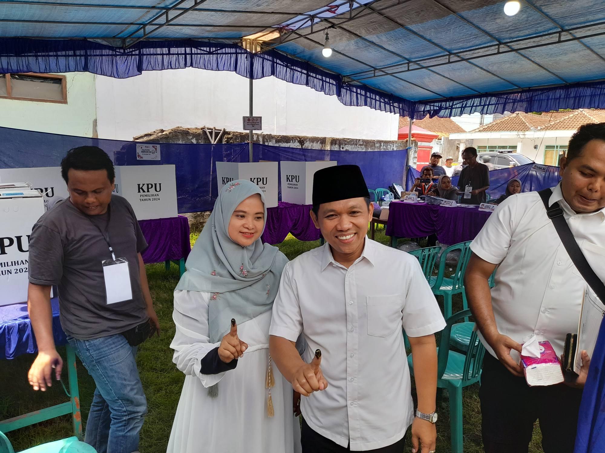 Cabup Lumajang Cak Thoriq Unggul Telak di TPS Kampung Halamannya