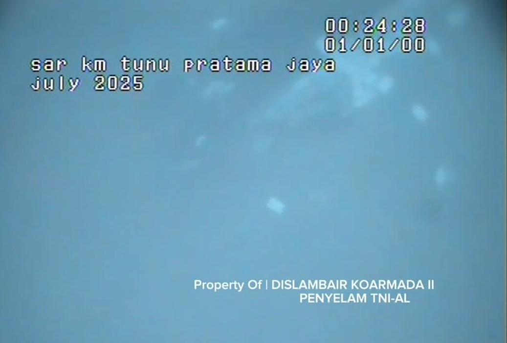 Terekam Kamera, Lokasi Objek Diduga Bangkai KMP Tunu Diduga Berjarak 30 Meter dari Kabel Laut