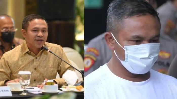 OTT KPK - Kolase foto Gubernur Abdul Wahid yang terjaring Operasi Tangkap Tangan (OTT) di Provinsi Riau, Senin (3/11/2025).