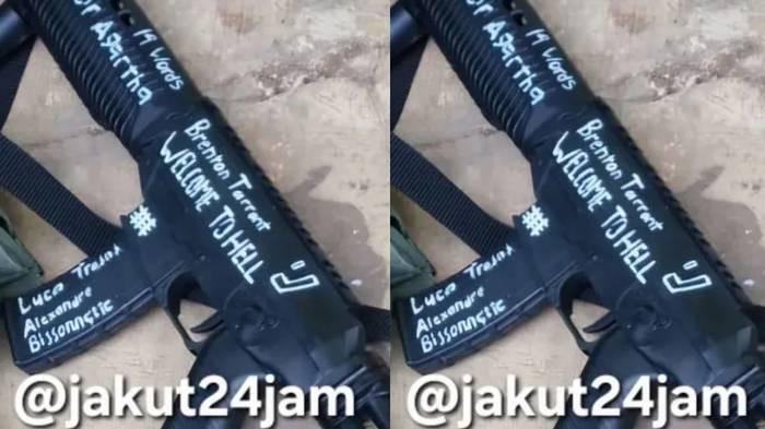 LEDAKAN DI SMAN 72 JAKARTA - Air soft gun yang diduga ditemukan di TKP ledakan di SMAN 72 Jakarta, Jakarta Utara, Jumat (7/11/2025).