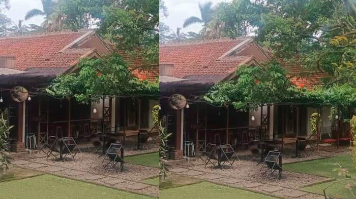 BUANG KUCING KE KARUNG - Kondisi kafe terlihat sepi usai adanya postingan yang memperlihatkan kucing hidup dalam karung di lingkungan kafe yang berlokasi di kawasan Ciumbuleuit, Kota Bandung, Selasa (13/1/2026). Pemilik minta maaf.