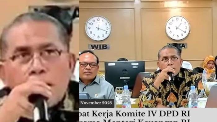 SOSOK ALI ALWI - Anggota Dewan Perwakilan Daerah (DPR) Komite IV, Ali Alwi meminta Menteri Keuangan Purbaya Yudhi Sadewa untuk berhati-hati saat rapat bersama Komite IV DPD RI di Jakarta, Senin (3/11/2025).