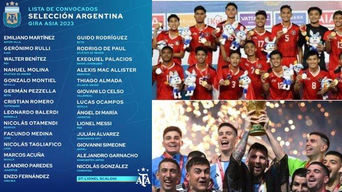 Daftar Pemain Argentina Siap Getarkan Gawang Indonesia di FIFA Matchday, Tiket Dijual Minggu Depan?