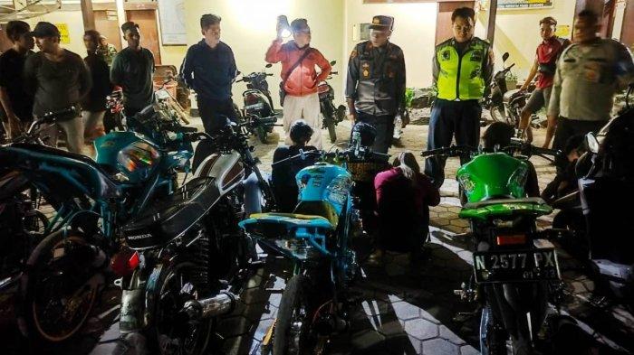 Hasil Razia Balap Liar di Situbondo, Polisi Amankan 14 Motor dan Miras