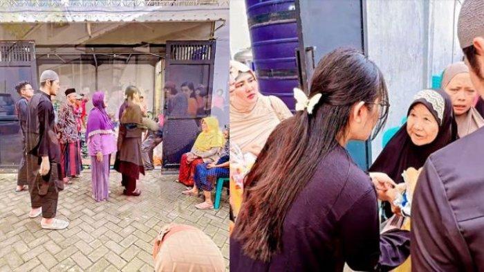 Isi Paket Lebaran Via Vallen ke Tetangga, Pantas Warga Semangat Antre Depan Pintu, Diserbu Ratusan